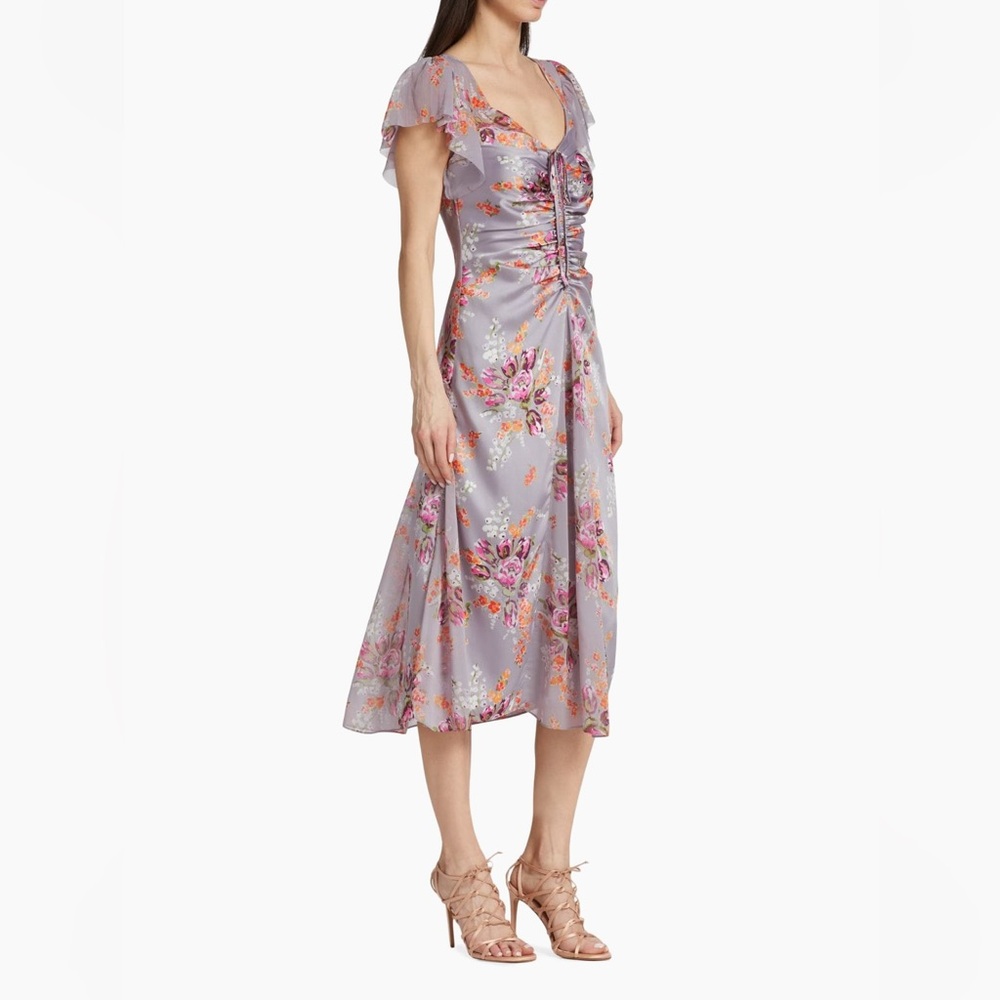 NWOT Cinq à Sept Floral Midi Dress